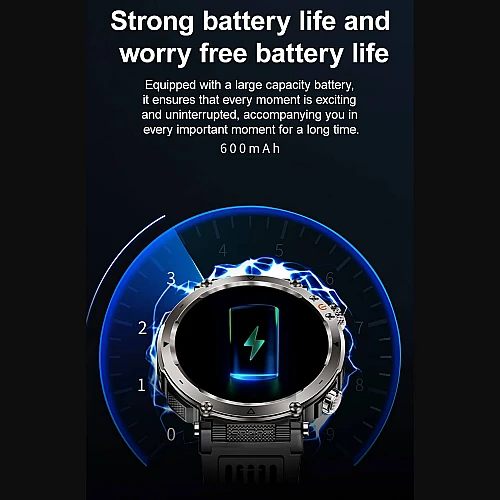 Smartwatch Microwear   HT30 - Black Steel