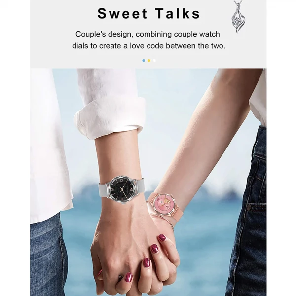 Smartwatch Microwear DTS - Gold Rose Steel