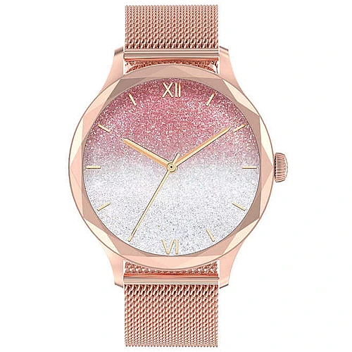 Smartwatch Microwear DTS - Gold Rose Steel