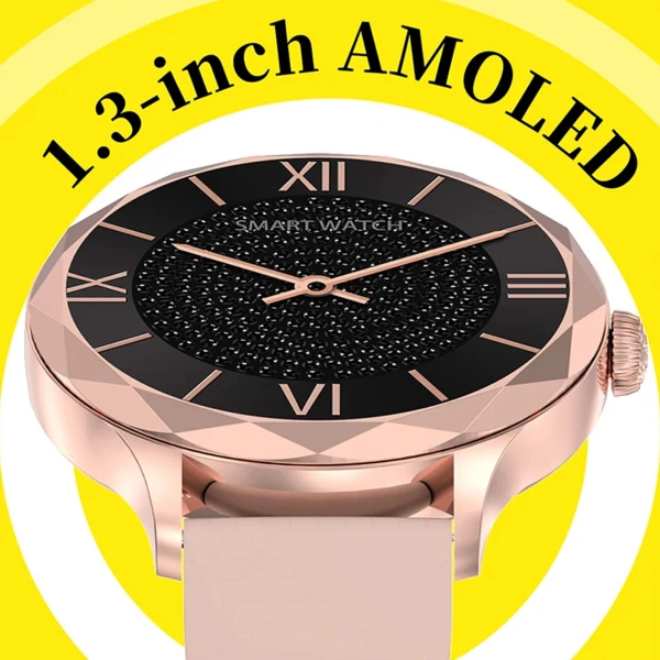 Smartwatch Microwear DTS - Gold Rose Steel