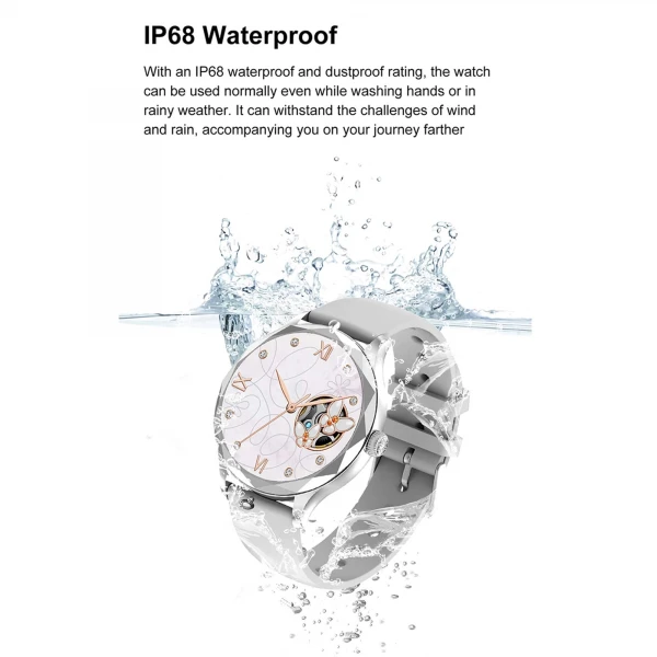 Smartwatch Microwear DTS - Gold Rose Steel