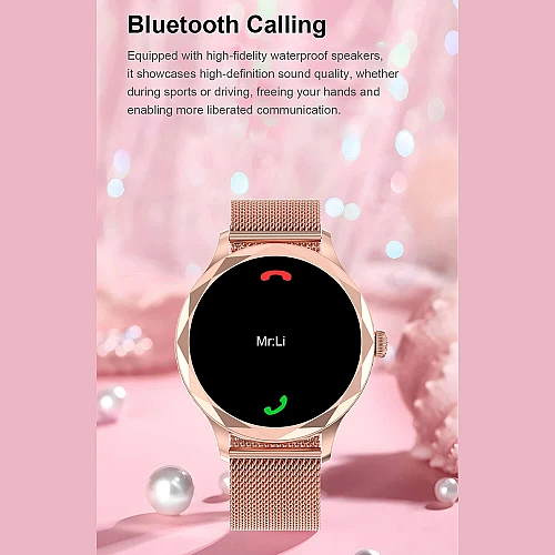 Smartwatch Microwear DTS - Gold Rose Steel