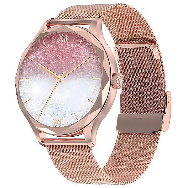 Smartwatch Microwear DTS - Gold Rose Steel