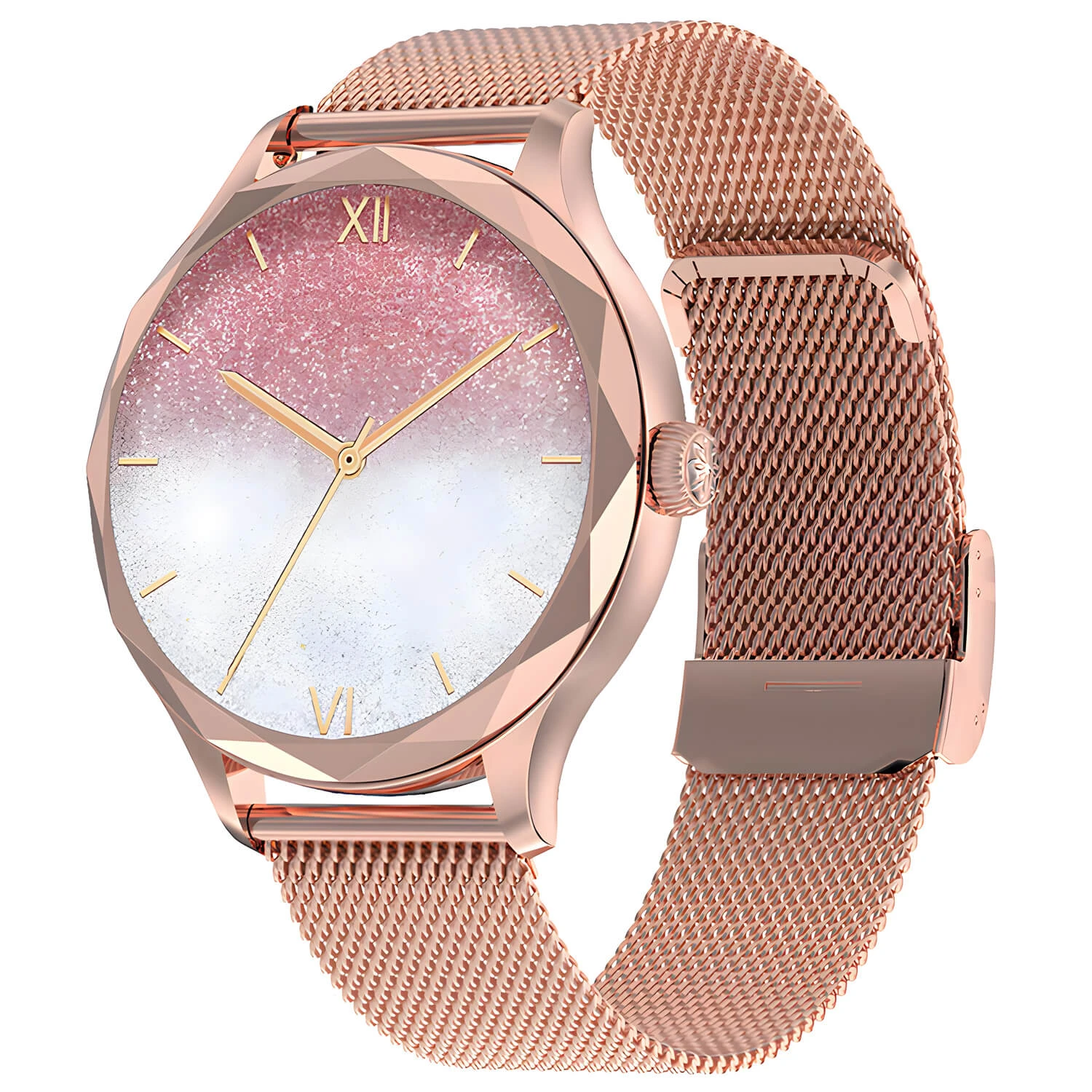 Smartwatch Microwear DTS - Gold Rose Steel