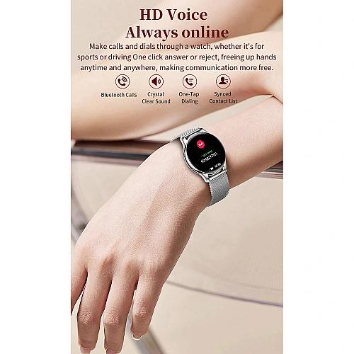 Smartwatch Microwear Y11 - Gold Steel