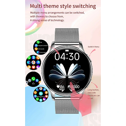 Smartwatch Microwear Y11 - Gold Steel