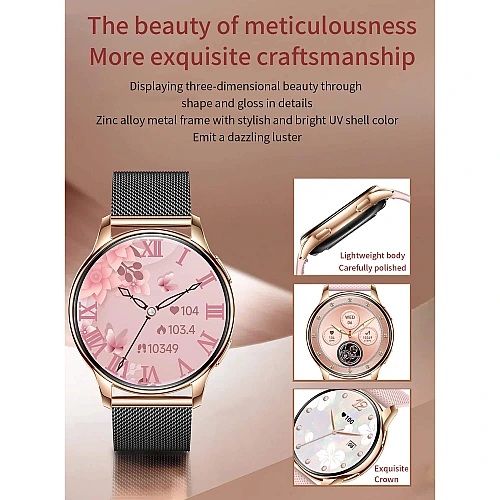 Smartwatch Microwear Y11 - Gold Steel