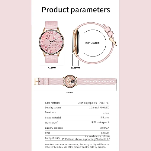 Smartwatch Microwear Y11 - Silver Steel