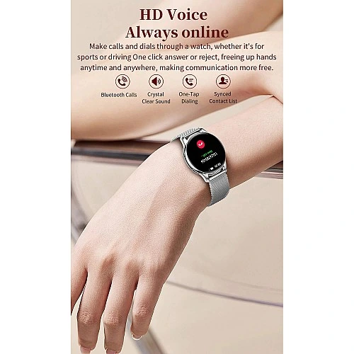 Smartwatch Microwear Y11 - Silver Steel