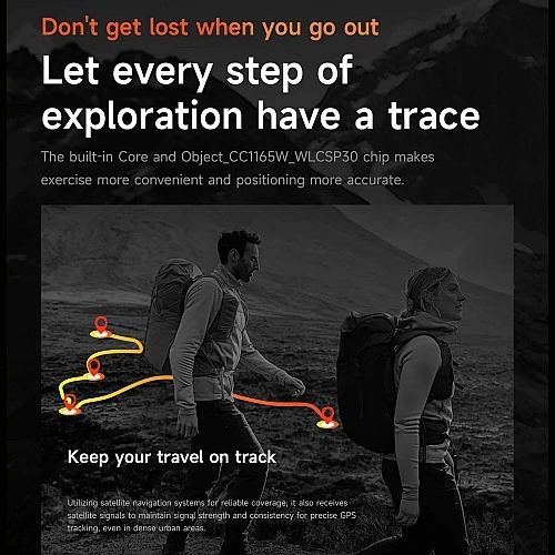 Smartwatch Microwear KC91 - Black Silicone