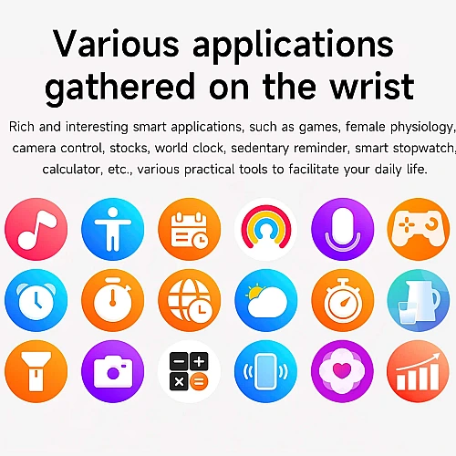 Smartwatch Microwear KC91 - Black Silicone