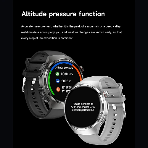 Smartwatch Microwear DK56 -  Silver Silicone