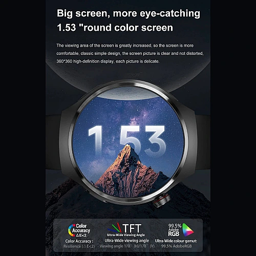 Smartwatch Microwear DK56 -  Silver Silicone