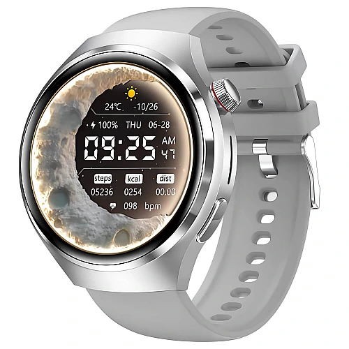 Smartwatch Microwear DK56 -  Silver Silicone