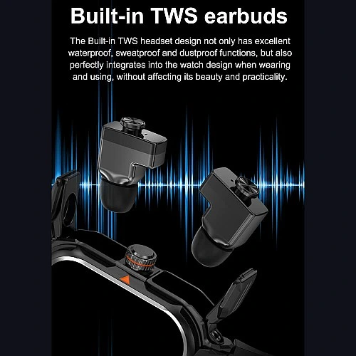 Smartwatch Microwear G55 -  Black Silicone