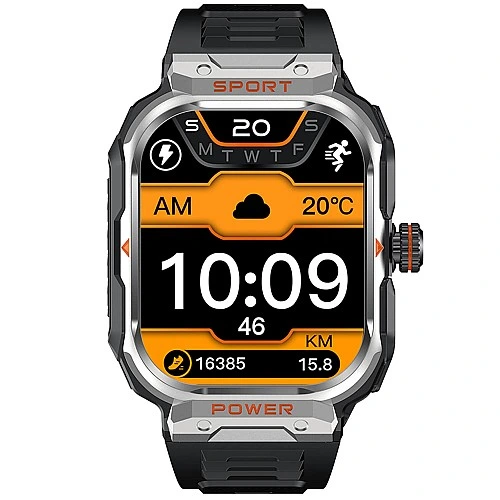 Smartwatch Microwear G55 -  Black Silicone