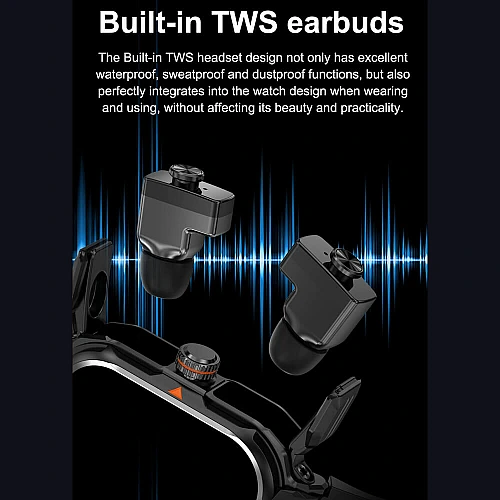 Smartwatch Microwear G55 -  Black Silicone