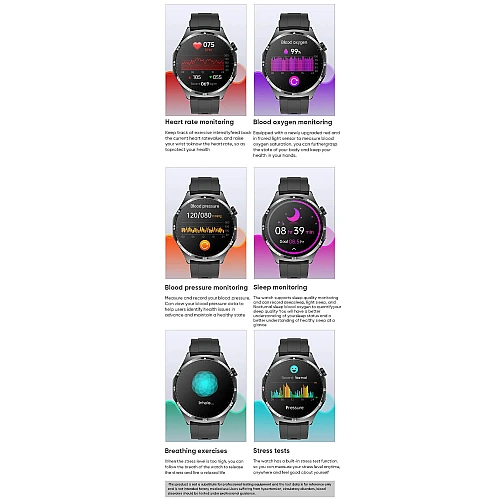 Smartwatch Microwear MT300 - Black Silicone Smartwatch Microwear MT300 - Black Silicone