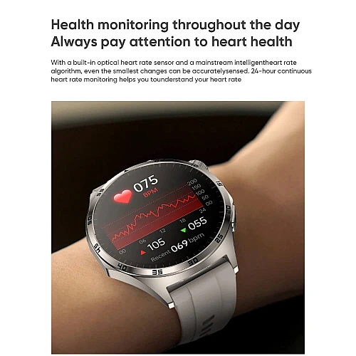 Smartwatch Microwear MT300 - Black Silicone