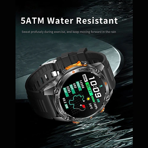 Smartwatch Microwear G100 GPS  - Black