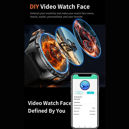 Smartwatch Microwear G100 GPS  - Brown