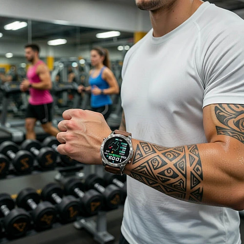 Smartwatch Microwear G100 GPS  - Brown