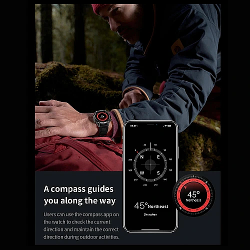 Smartwatch Microwear G100 GPS  - Brown