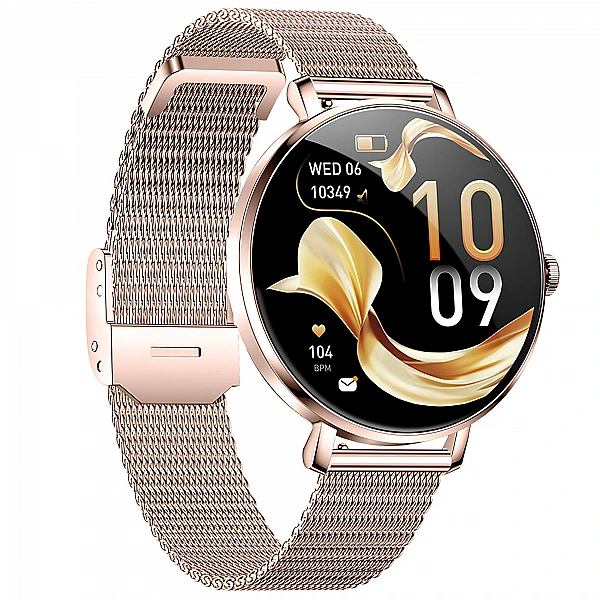 Smartwatch Microwear NX21 -  Gold Steel