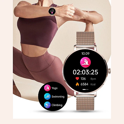 Smartwatch Microwear NX21 -  Silver Steel