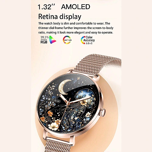 Smartwatch Microwear NX21 -  Silver Steel