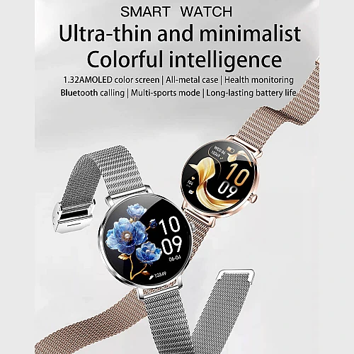 Smartwatch Microwear NX21 - Silver Steel Smartwatch Microwear NX21 - Silver Steel