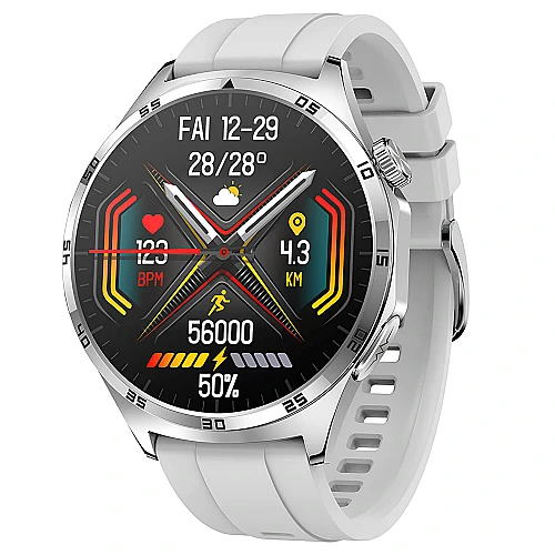 Smartwatch Microwear MT300 - Grey Silicone Smartwatch Microwear MT300 - Grey Silicone