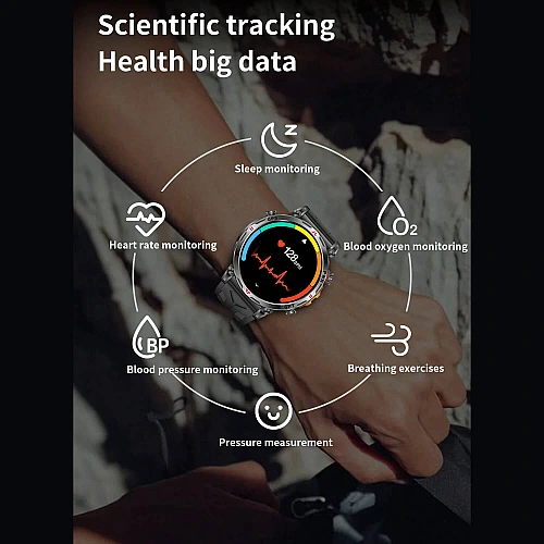 Smartwatch Microwear KC93 - Orange Silicone Smartwatch Microwear KC93 - Orange Silicone