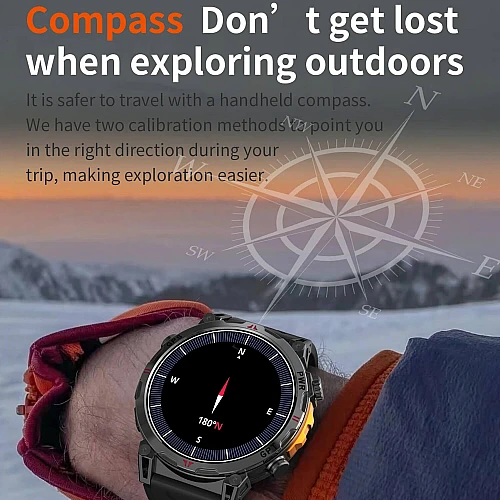 Smartwatch Microwear KC93 - Orange Silicone