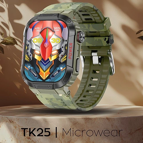 Smartwatch Microwear TK25 - Green Camo