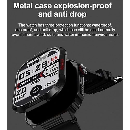 Smartwatch Microwear TK25 - Green Camo