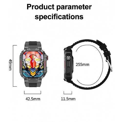 Smartwatch Microwear TK25 - Green Camo