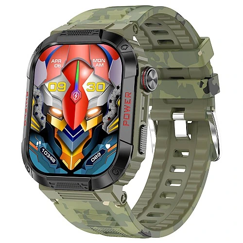 Smartwatch Microwear TK25 - Green Camo