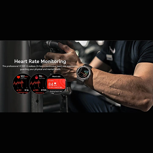 Smartwatch Microwear DM58 GPS - Black Silicone