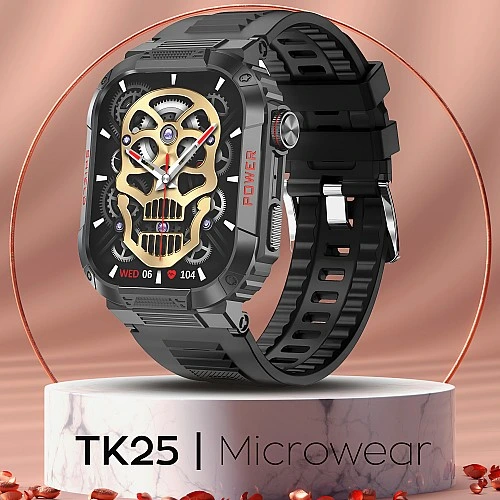 Smartwatch Microwear TK25 - Black 