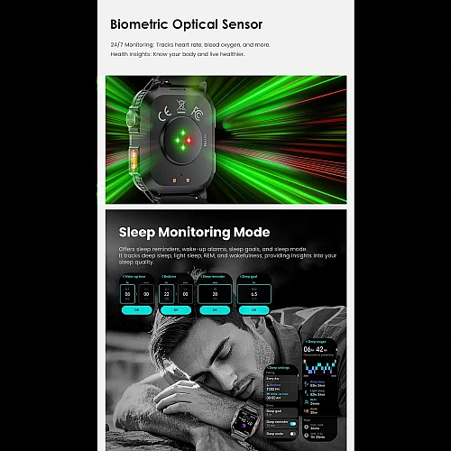 Smartwatch Microwear GTH3 - Black