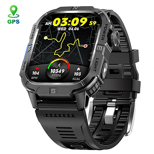 Smartwatch Microwear GTH3 - Black