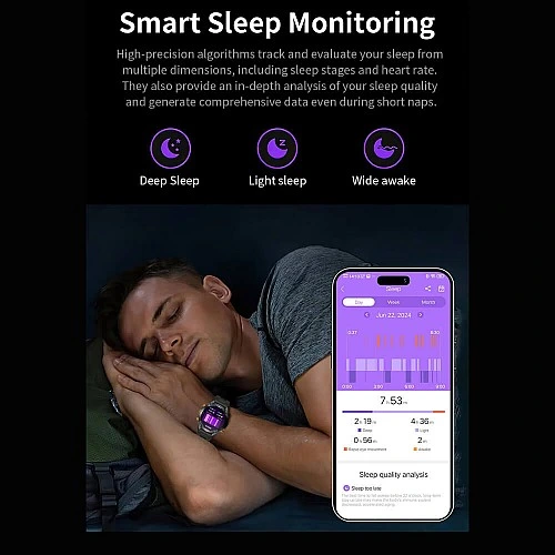 Smartwatch Microwear G100 GPS  - Blue