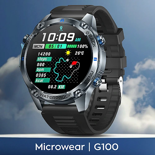 Smartwatch Microwear G100 GPS - Blue Smartwatch Microwear G100 GPS - Blue