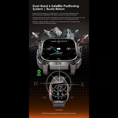 Smartwatch Microwear GTH3 - Blue Smartwatch Microwear GTH3 - Blue