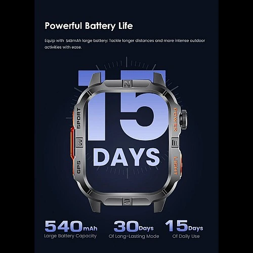 Smartwatch Microwear GTH3 - Orange