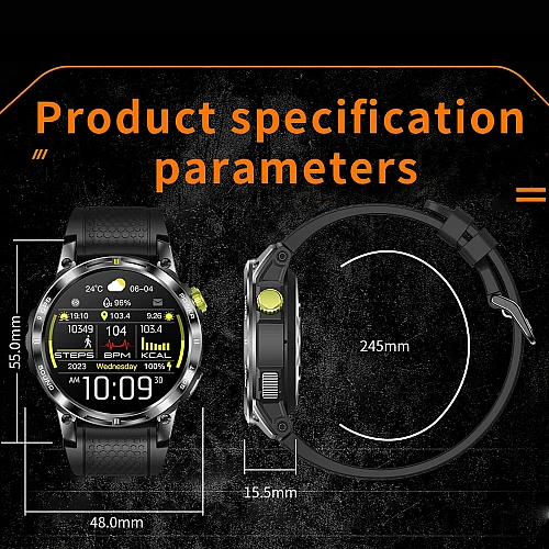 Smartwatch Microwear NX18 - Black Smartwatch Microwear NX18 - Black