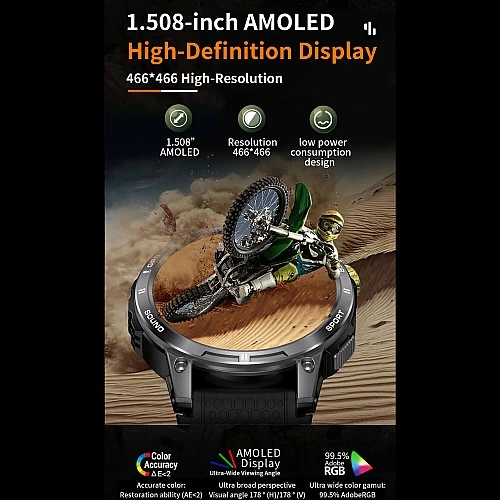 Smartwatch Microwear NX18 - Black