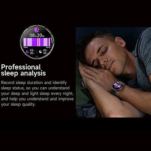 Smartwatch Microwear V99 - Black Steel