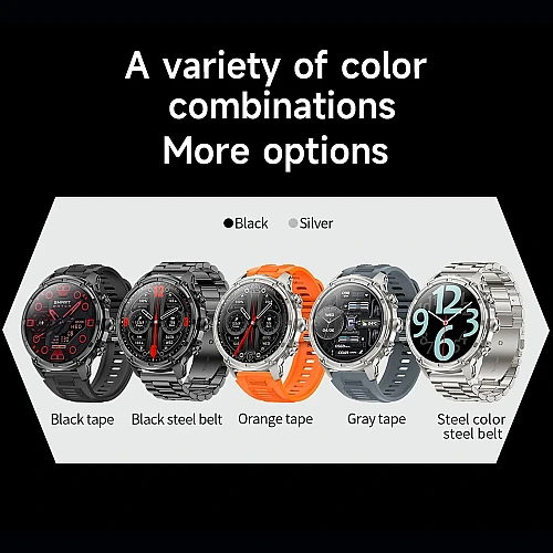 Smartwatch Microwear V99 - Silver Steel